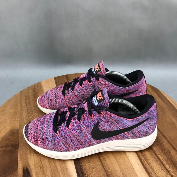 Nike LunarEpic Flyknit Running Shoes Womens 6.5 Multicolor Low Top Lace Up - Picture 3 of 8